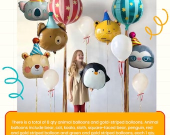 DIY Zirkus Ballons Party Pack-Ballon Party Pack-Ballon Party Zubehör