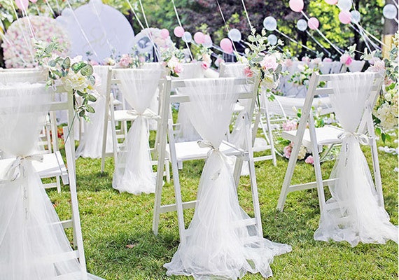 Guest Chair Wedding Swiss Netting Sash Drapes guest Chair Tie Back Netting Sash Ribbons wedding Guest Chairs Decoration Etsy Sweden