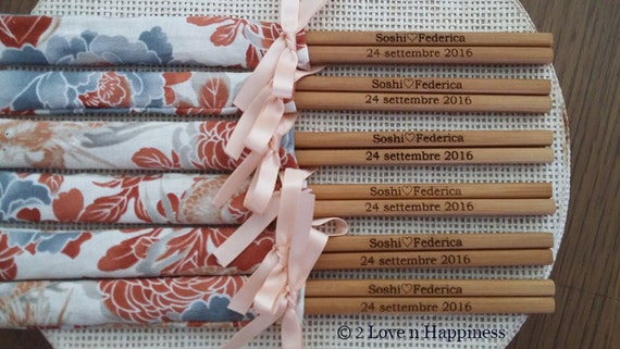 chopstick sleeves wedding