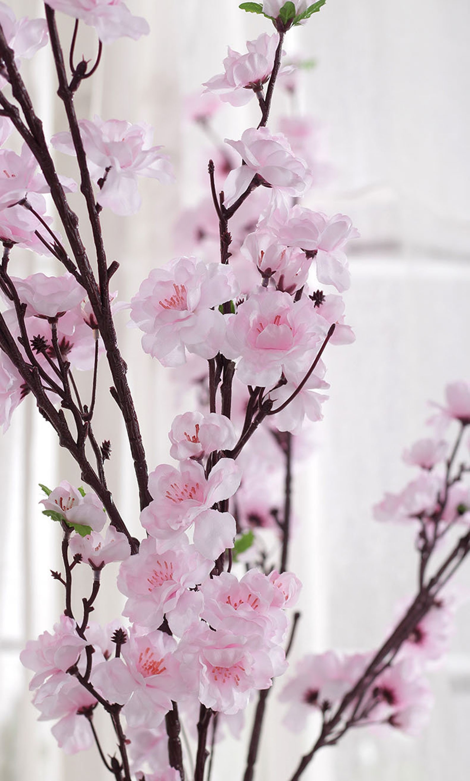 Artificial Cherry Blossom Flowersfaux Cherry Blossom Etsy