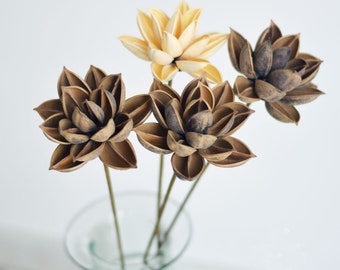 Dried lotus flowers-dried flowers-Crafts and Supplies-Home decor
