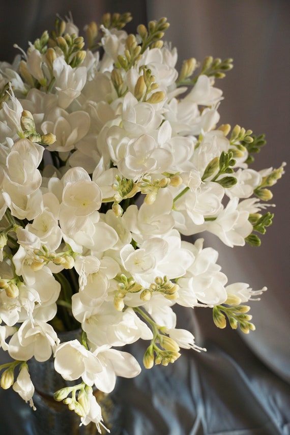 Knstliche Freesien Blumenstiele, Floral Freesien Hochzeit Brautblumen,  Kunstblumen - Etsy.de