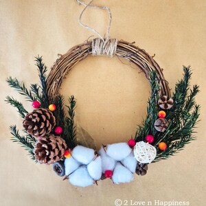 Make your own Christmas wreath-Christmas Wreath Making Kit-Do It Yourself Christmas Starter Kit-Seasonal Decor image 1
