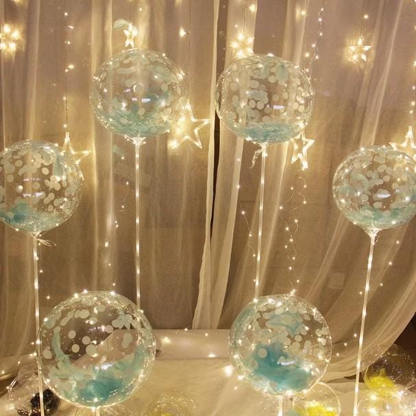 Stand Per Palloncini Riutilizzabile Kit 7 Pezzi - Decorazione Compleanni E Matrimoni - Foto 5