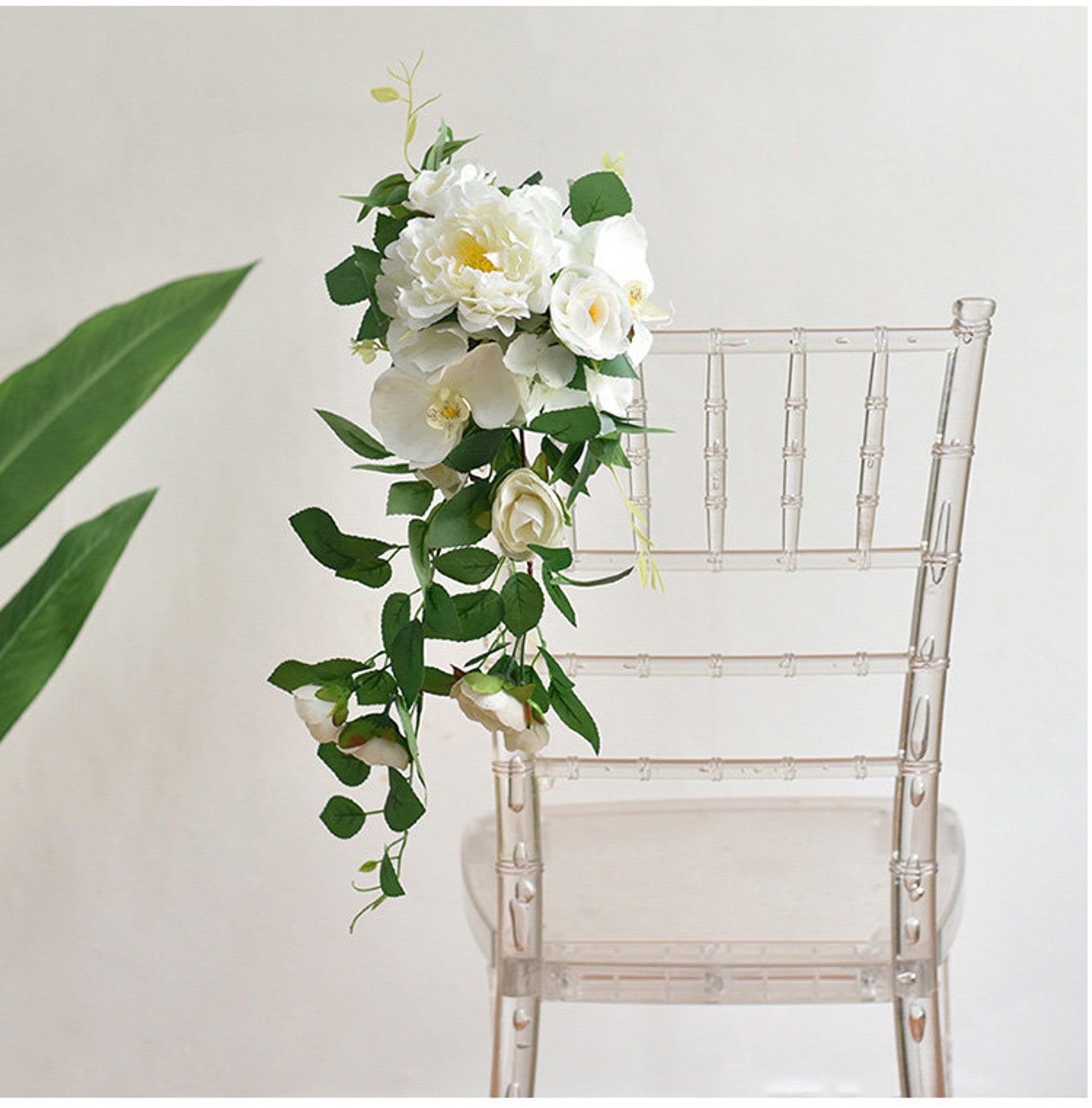 Silk Flowers Aisle Pews Decorartificial Floral Aisle Church Etsy