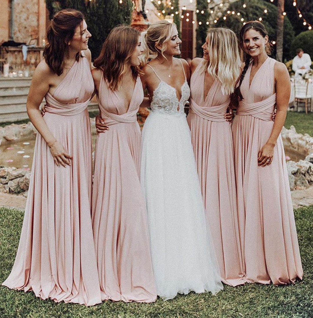 Convertible Bridesmaid Dresses-multi-way Convertible Wrap - Etsy