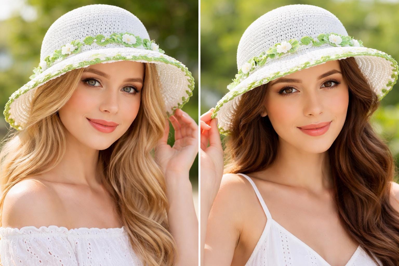 Crochet Bucket Hat Summer Crochet Hat Crochet Sun Hat