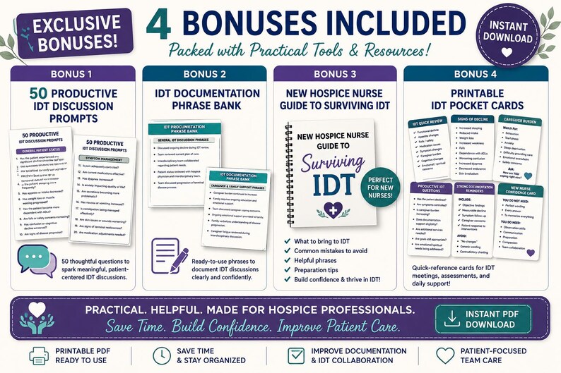 Hospice IDT Guide | Interdisciplinary Team Roles & CMS Guidelines ...