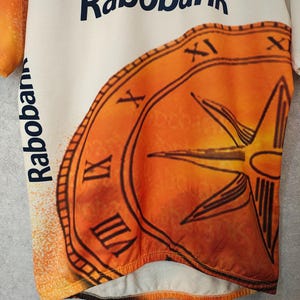 Vintage 1990s Rabobank AGU Ciclismo Jersey – Colnago Edición Hombres XL imagen 17