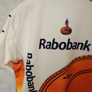 Vintage 1990s Rabobank AGU Ciclismo Jersey – Colnago Edición Hombres XL imagen 11
