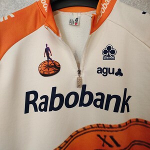 Vintage 1990s Rabobank AGU Ciclismo Jersey – Colnago Edición Hombres XL imagen 5