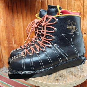 Vintage CONTINENTALE Alpine Ski Boots‎ Leather Military Mountaineering Italy 43 Military Ski Boots - Etsy main image 4