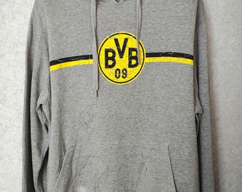 Sudadera con capucha del Borussia Dortmund firmada por varios jugadores: Bellingham, Reus, Terzic, Brandt, Can – Auténtico artículo de colección del BVB, talla 3XL