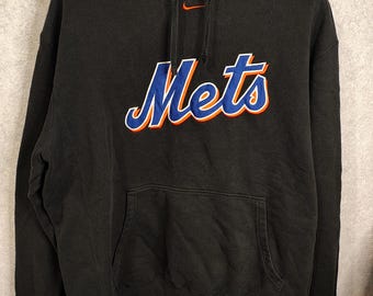 Vintage Nike Team New York Mets Pullover Hoodie Mens XL Y2K MLB Sportswear Authentic