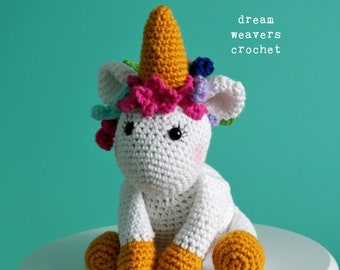 Unicorn, Stuffed Unicorn, Unicorn Amigurumi, Crocheted Unicorn, Unicorn Plushie, Unicorn Doll, Rainbow Unicorn, Unicorn Birthday Gift