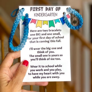 Mommy and Me Bracelets, Back to School Bracelets, Mother Daughter Bracelet, Mama Mini Bracelets, Preschool Bracelet, Kindergarten Bracelet