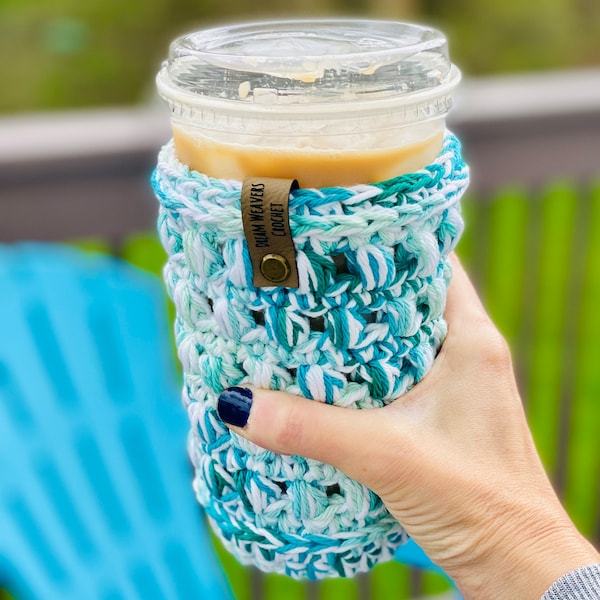 Cold Drink Cozy, Iced Coffee Cozy, Coffee Cozy, Tea Cozy, Iced Tea Cozy, Cotton Cup Cozy, Mother's Day Cozy, Clayton Cup Cozy