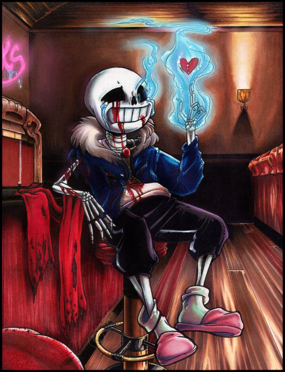 underfell Sans and Frisk Sans - Illustrations ART street