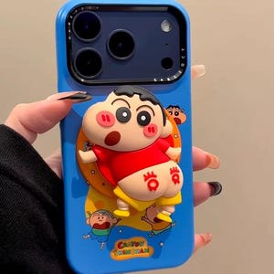 Interactive Cartoon Case with 3D Pop-Out Figure for iPhone 15/16/17 Pro Max, MagSafe Compatible