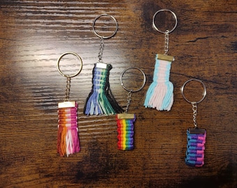 Porte-clés tissés à la main - Collection Pride