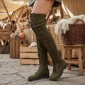Medieval Lace-Up Boots, Thigh High LARP Shoes, Elven Boots for Ren Fair or Medieval Cosplay