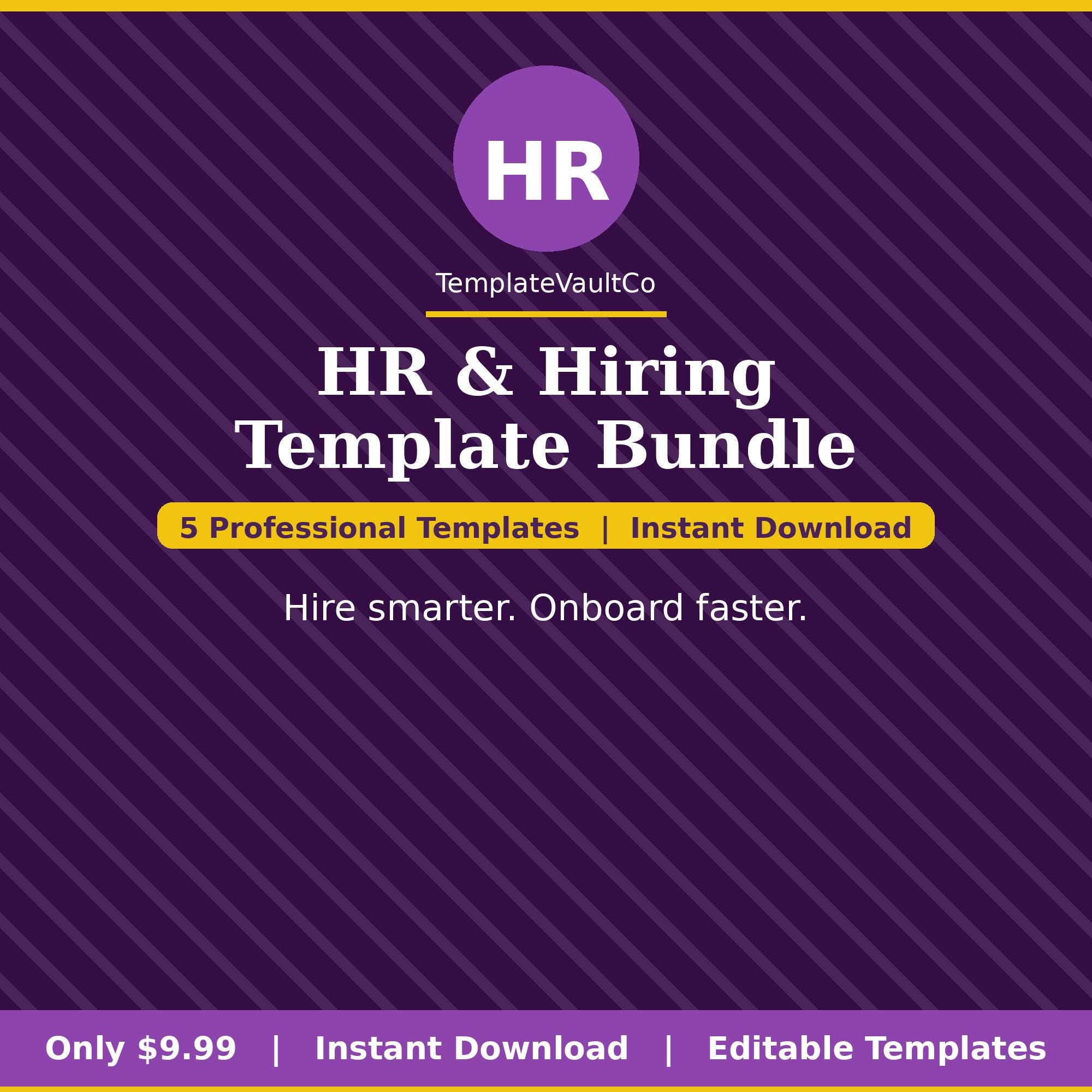 Hiring Manager Pack Example HR Templates Bundle | Job Description, Interview Scorecard & Onboarding ...