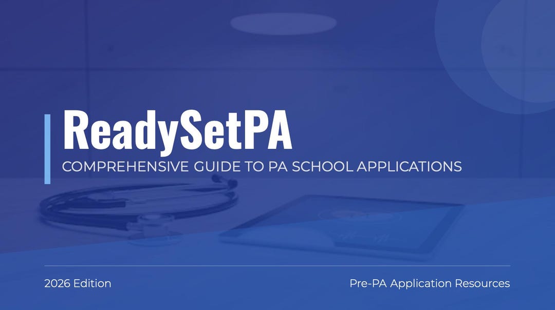 Comprehensive Guide to PA School Applications Etsy