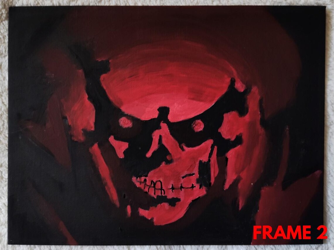 Random Invincible Frames Hand-painted Invincible Impact Frame Art | 8x10 Anime Wall Panel, Comic ...