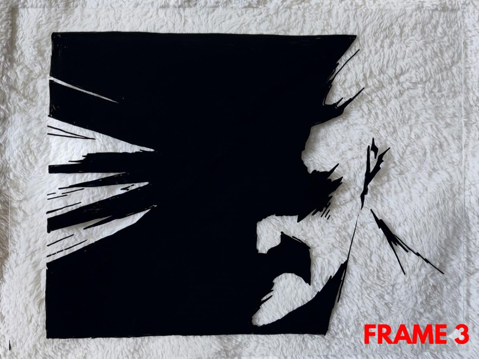 Invincible Inpact Frames Hand-painted Invincible Impact Frame Art | 8x10 Anime Wall Panel, Comic ...