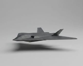 Modelo STL do bombardeiro furtivo B-2 Spirit | Impressão 3D de aeronave de asa voadora