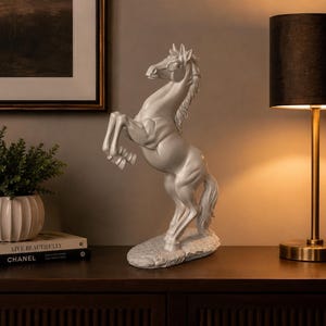 Horse STL File, Horse Statue, Horse Figurine, 3D Print Model, Stallion Sculpture, Home Decor, Digital Download