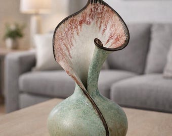 Jarrón de cala abstracto STL / Jarrón decorativo moderno