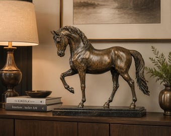 Estátua de Cavalo STL | Escultura Elegante de Cavalo