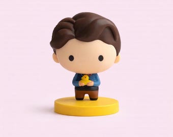 Chibi Figurine STL File, Character 3D Print Model (Digital Download)