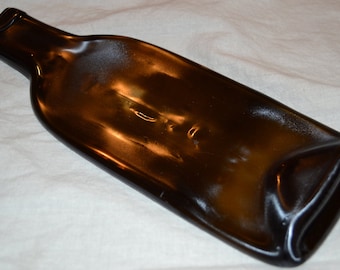 Brown Amber Glass Wine Bottle Spoon Rest Spoonrest