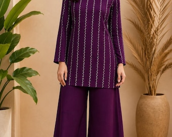 Traditional Ethnic Sequence work outfit for Girls & Women for every occasion/festivals/Party/Pooja/Onam/Rakshabandhan