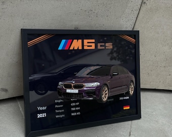 Retrato de coche 3D personalizado de lujo / Obra de arte automotriz personalizada / Regalo exclusivo