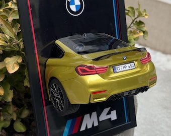 Personalized 3D Car Art | Custom BMW M4 Wall Decor |