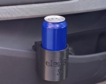 Car Cup Holder, Clip on Door Can Organizer, Minimalist Auto Storage Accessories, Vehicle Beverage Mount, Travel Drink Holder