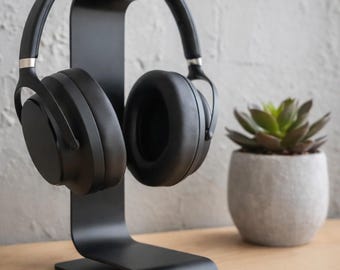 Minimalistischer Kopfhörerständer, 3D gedruckter Kopfhörerhalter, Schreibtisch Organizer, Gaming-Zubehör, Umweltfreundliche PLA-Halterung, Gamer Geschenk