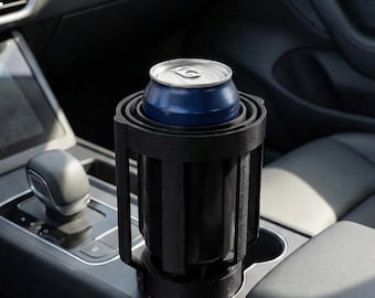 Drink Holder, Car Cup Holder Adapter, Slim Can Holder Insert, Auto Interior Organizer, Drink Holder, Minimalist Travel Accessory