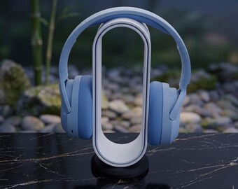 Minimalist Headphone Stand, Headset Holder, Modern Desk Accessory