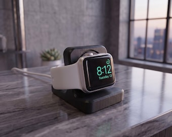Apple Watch Stand, Minimalist iWatch Charger Dock, Desk Organizer Holder