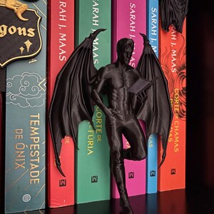 Winged High Lord Reader Figure – Fantasy Bookshelf Decor