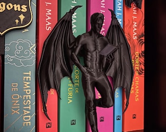 Statuetta del Sommo Signore Alato del Lettore – Decorazione per libreria fantasy
