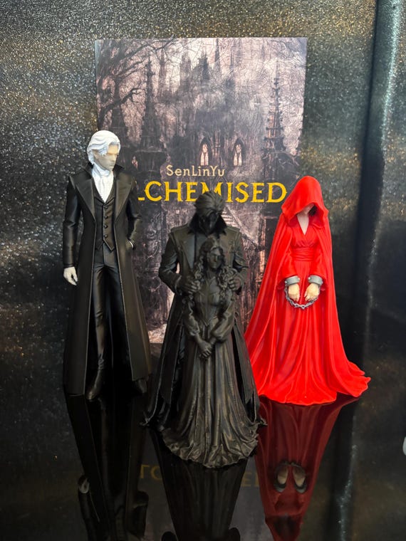 Alchemised Inspired Bookish Decor | Dark Fantasy Book Collection | Fantasy Reader Gift | Fan Made 3D Printed Figures