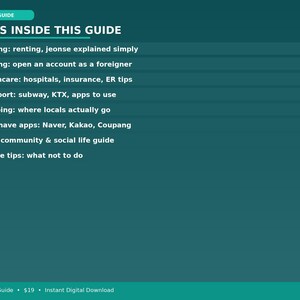 Living in Korea Guide 2026 | Expat Complete Guide | Housing Banking Healthcare Transport Apps image 2