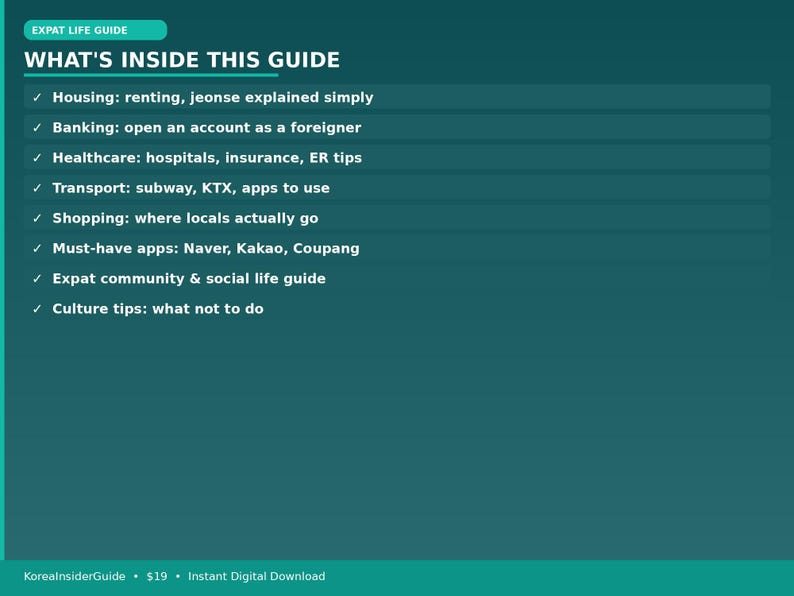 Living in Korea Guide 2026 | Expat Complete Guide | Housing Banking Healthcare Transport Apps image 2