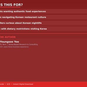 Korea Food Guide for Foreigners | KBBQ Street Food Markets Drinking Culture | Travel Expat PDF image 5