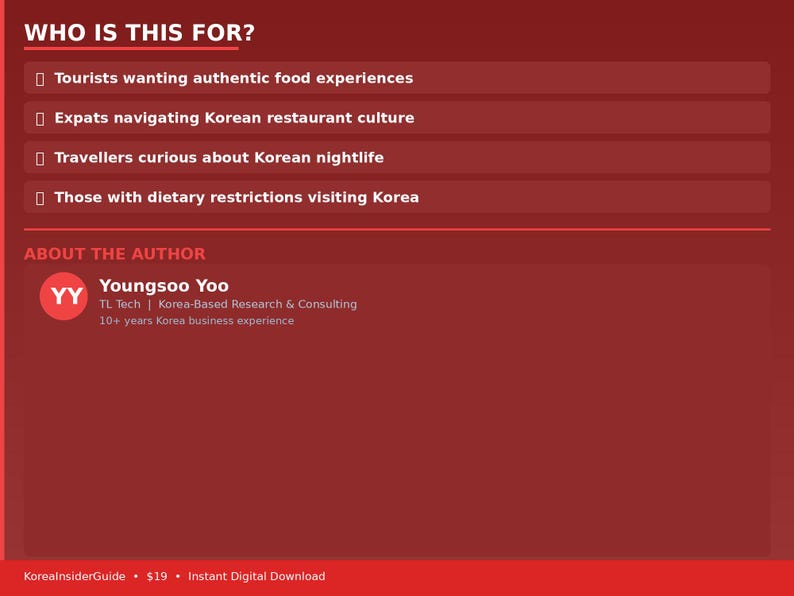 Korea Food Guide for Foreigners | KBBQ Street Food Markets Drinking Culture | Travel Expat PDF image 5